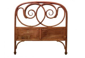 Bentwood Double Scroll Beech Twin Bed