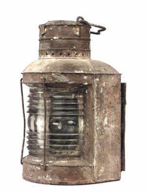 American Country Iron and Glass Ship's Lantern