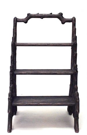 Black Forest Walnut Library Ladder