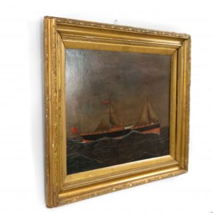 American Country Seascape Painting