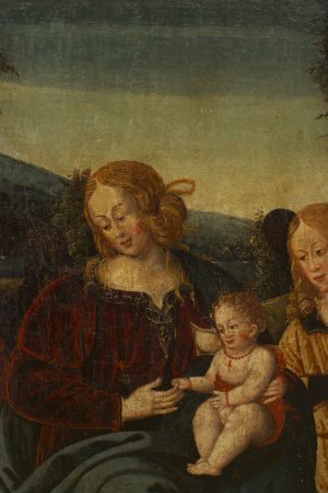 Italian Renaissance Madonna and Child Painting