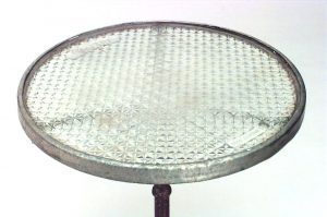 Outdoor French Iron and Crystal Café Table
