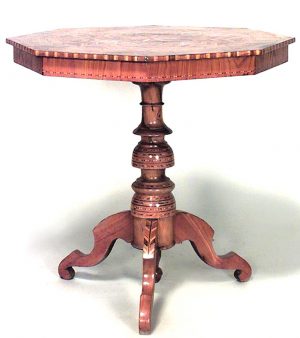Austrian Biedermeier Style Maple End Table
