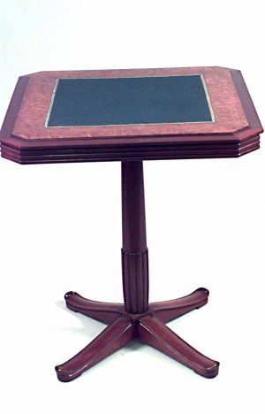 French Art Deco Mahogany Game Table
