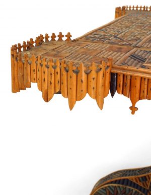 Rustic Continental Twig Game Table